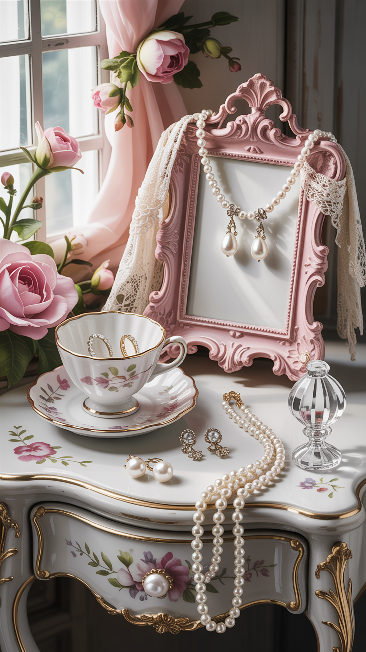 Vintage Jewelry Display Station