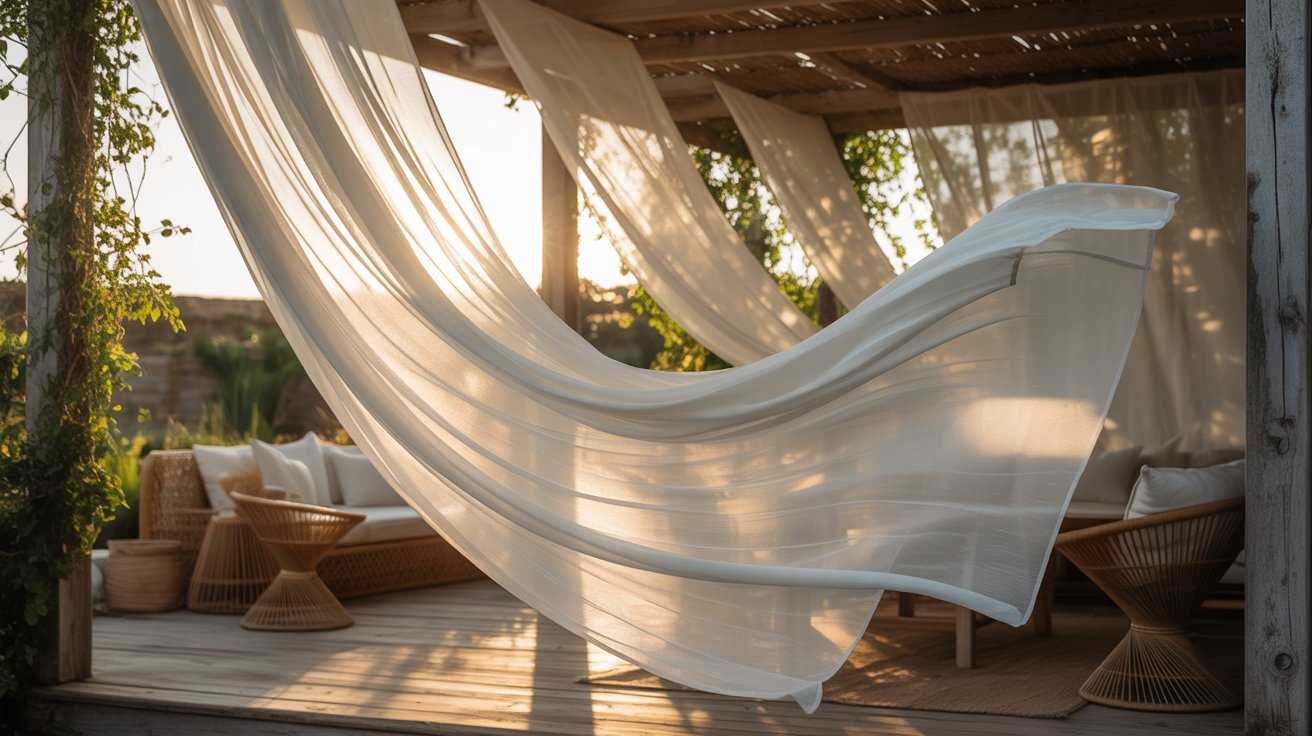 Sheer Outdoor Curtains