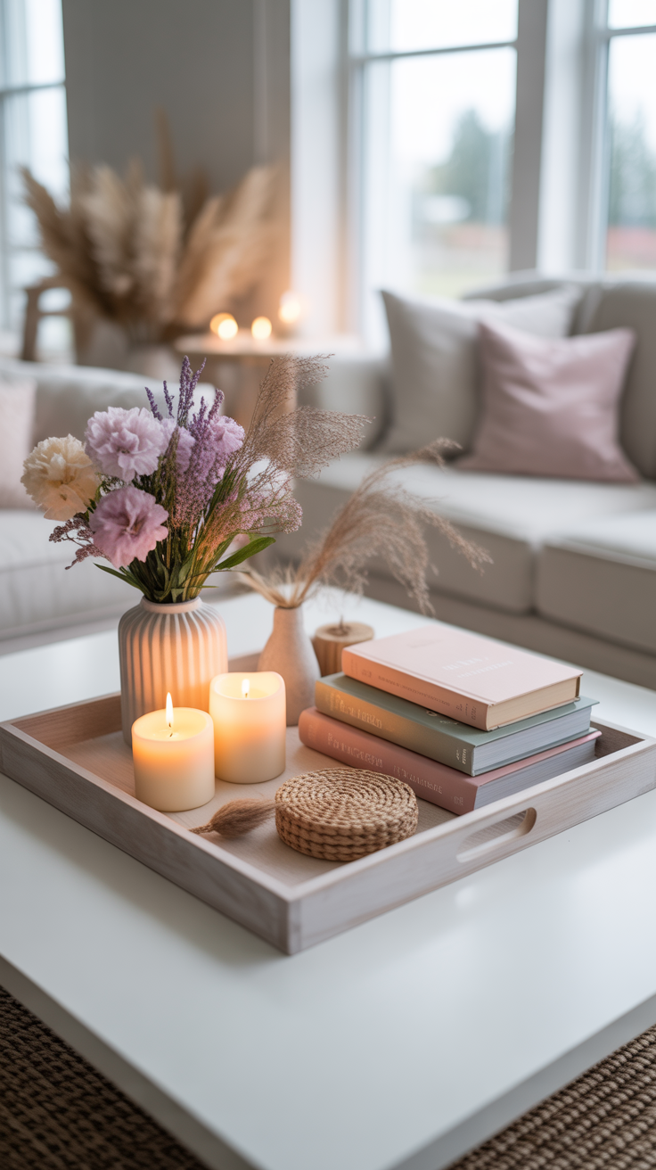 Spring Coffee Table Decor Ideas