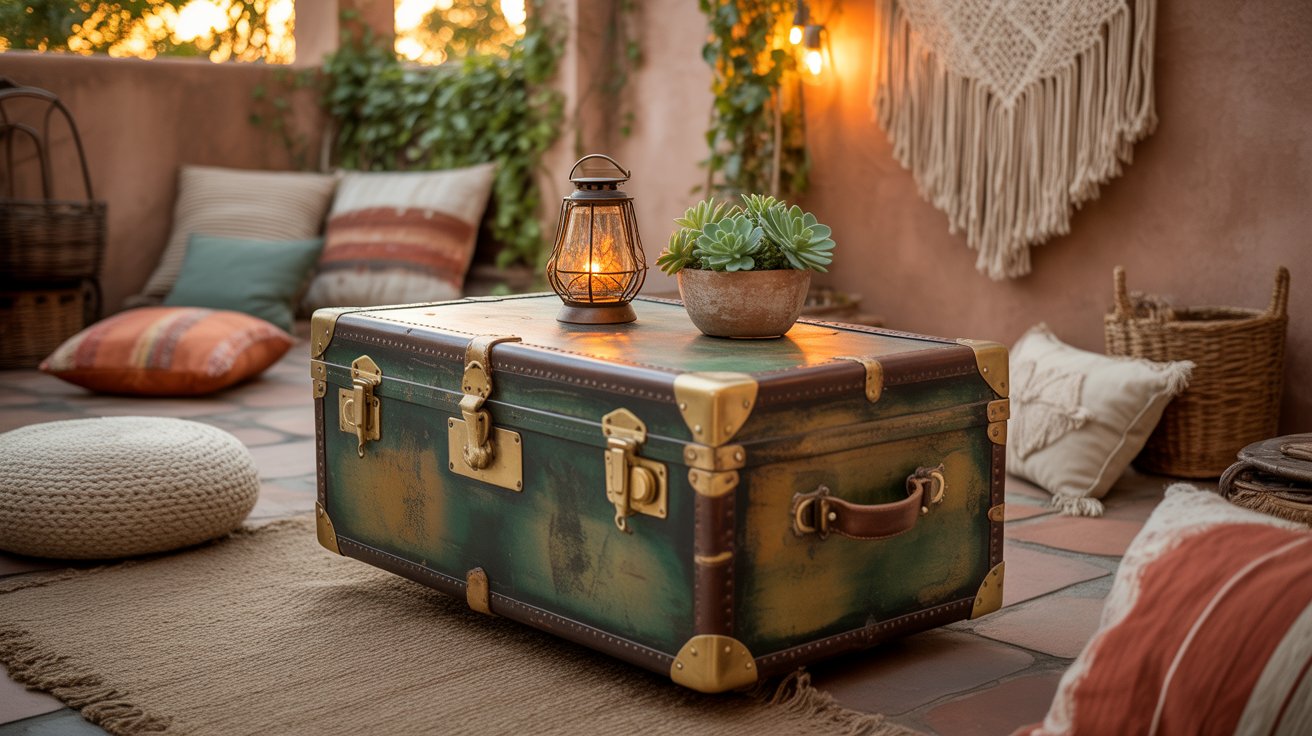 Vintage Trunk Storage