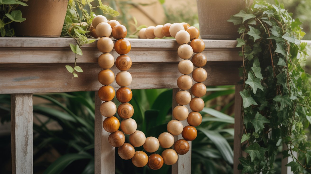 Wooden Bead Garland