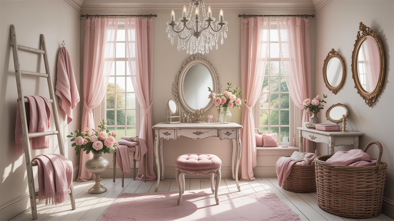 Ideas for a Shabby Chic Dressing Room