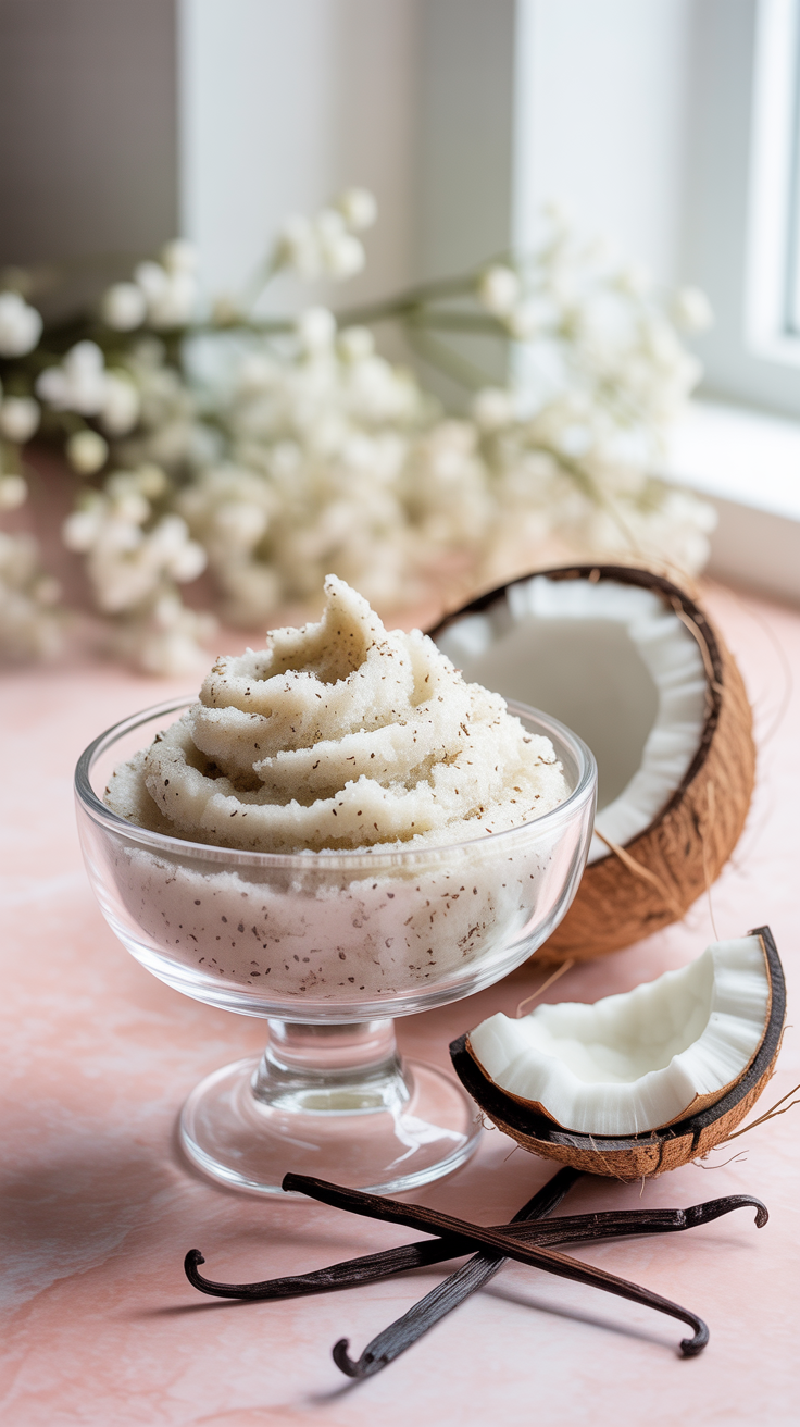 Coconut Vanilla Sugar Scrub