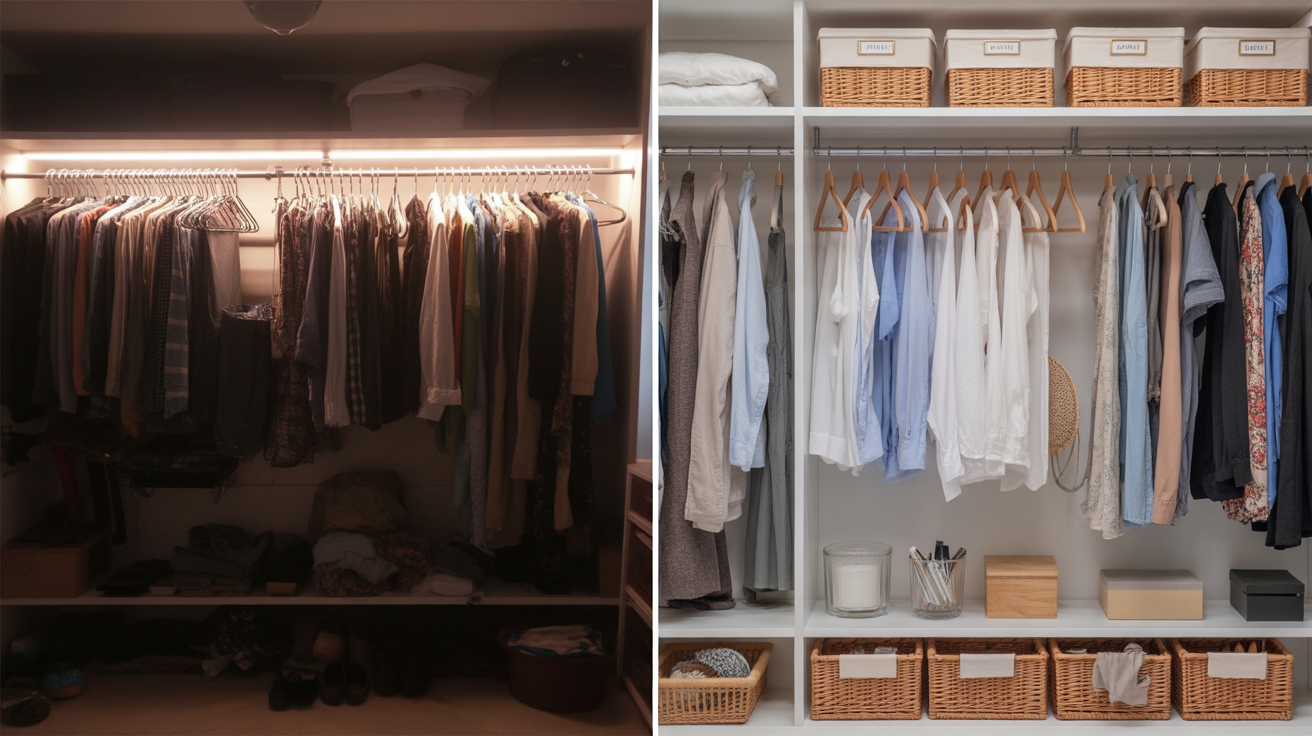 Organized Closet Transformation