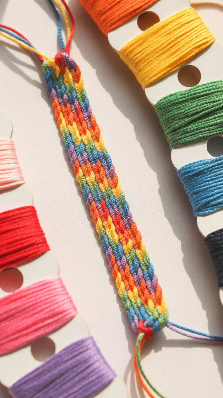 Rainbow Diagonal Stripe