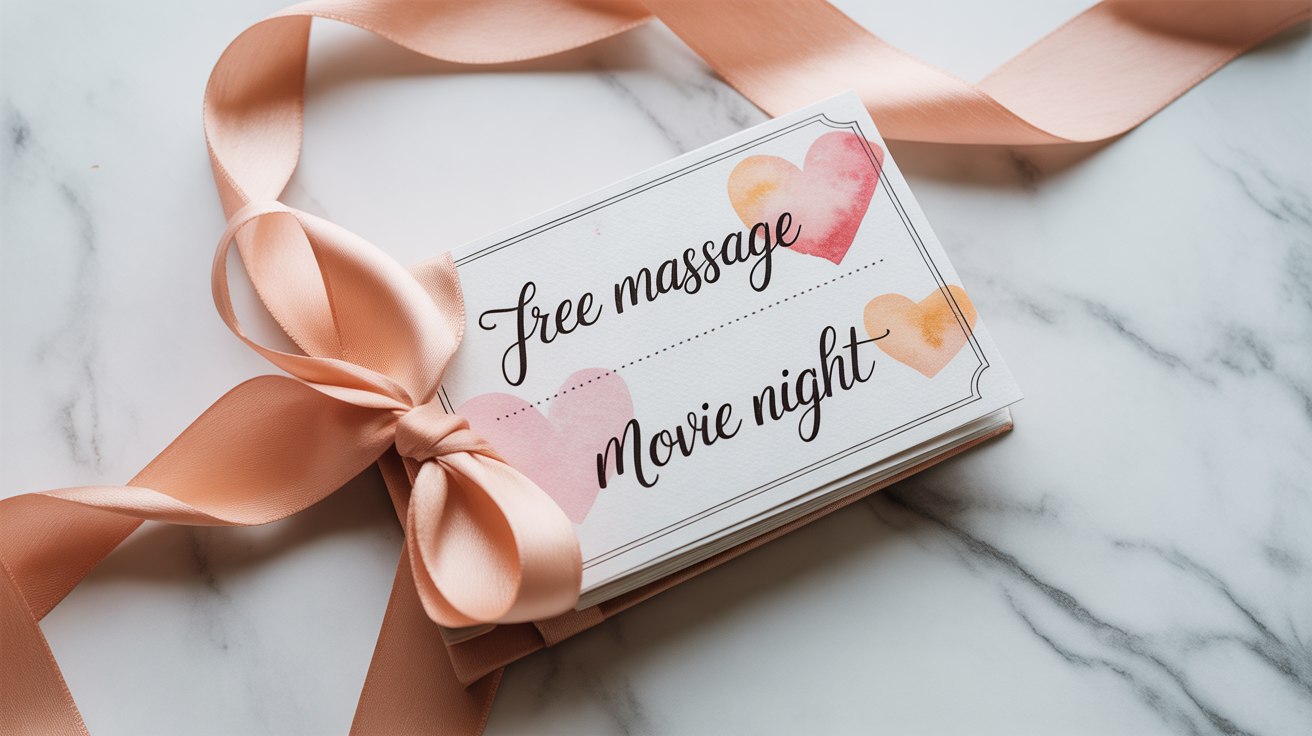 Handmade Coupon Book