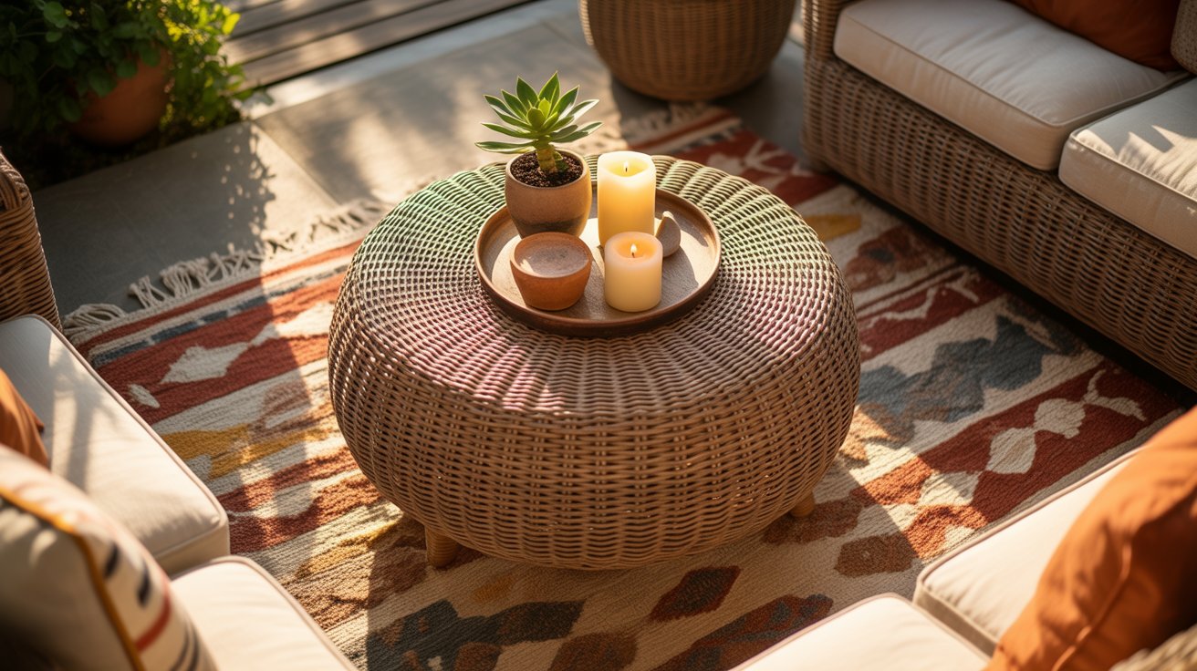 Rattan Coffee Table